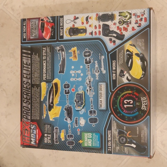 HEXBUG HEXMODS RC Tuner Car - Yellow - Picture 4 of 5